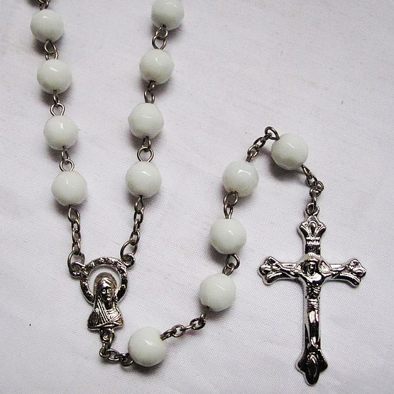Acrylic beads rosary necklace,Acrylic beads rosario