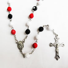Acrylic beads rosary necklace