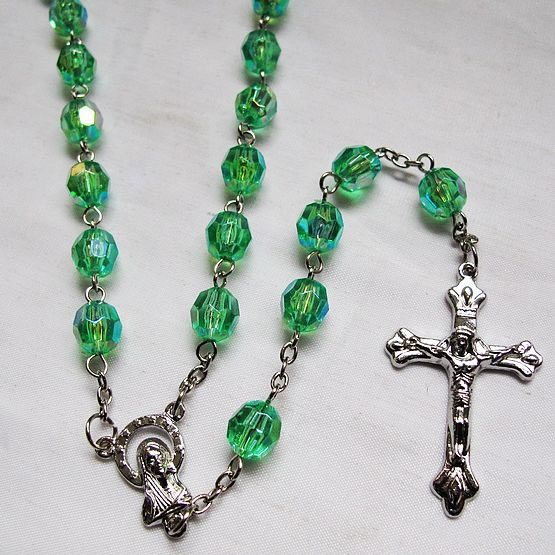 crystal beads rosary necklace,crystal beads rosary