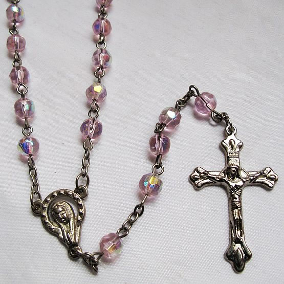 crystal beads rosary necklace,crystal beads rosary