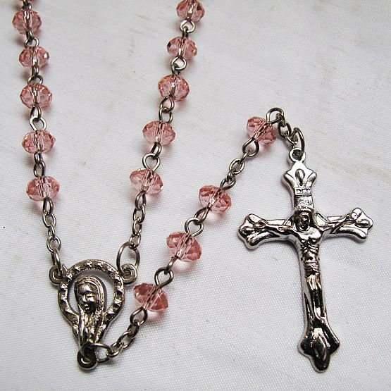 crystal beads rosary necklace,crystal beads rosary