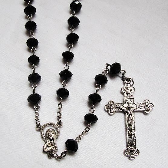 crystal beads rosary necklace,crystal beads rosary