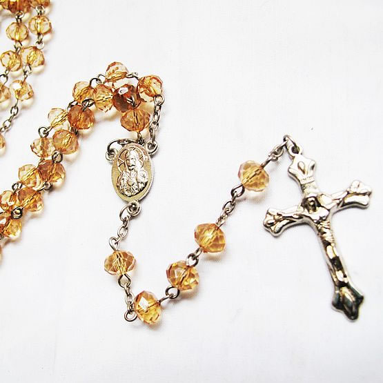 crystal beads rosary necklace,crystal beads rosary