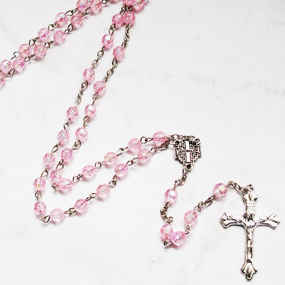 crystal beads rosary necklace,crystal beads rosary