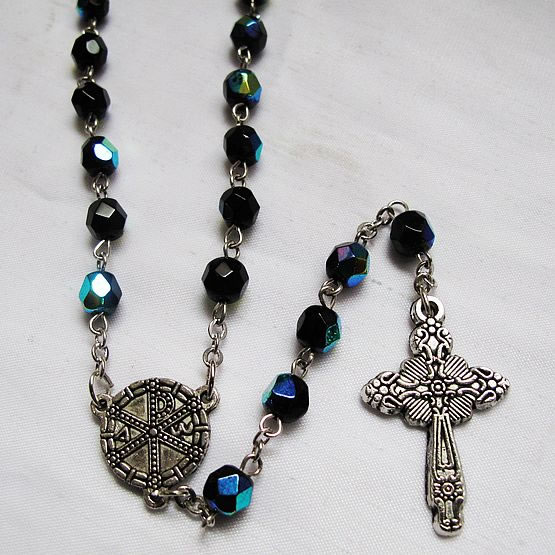 crystal beads rosary necklace,crystal beads rosary