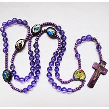 galss beads rosary necklace