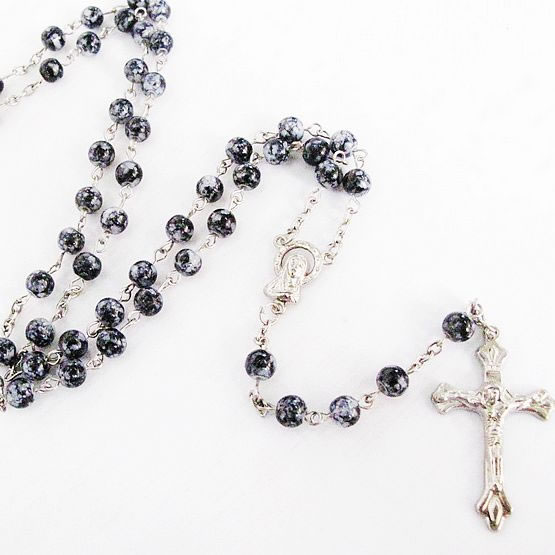 galss beads rosary necklace,galss beads rosary