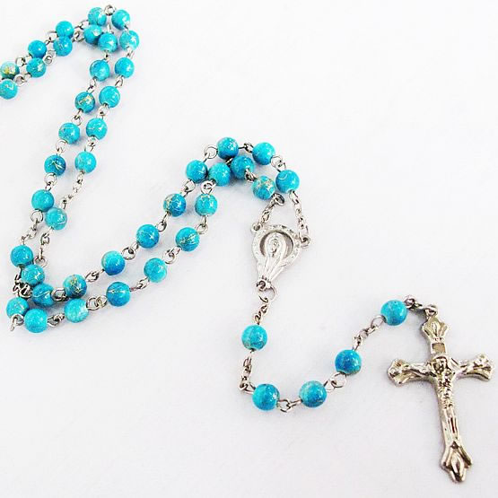 galss beads rosary necklace,galss beads rosary