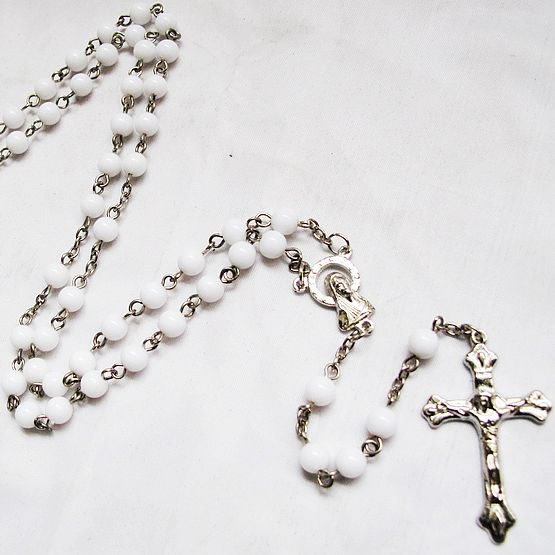 galss beads rosary necklace,galss beads rosary