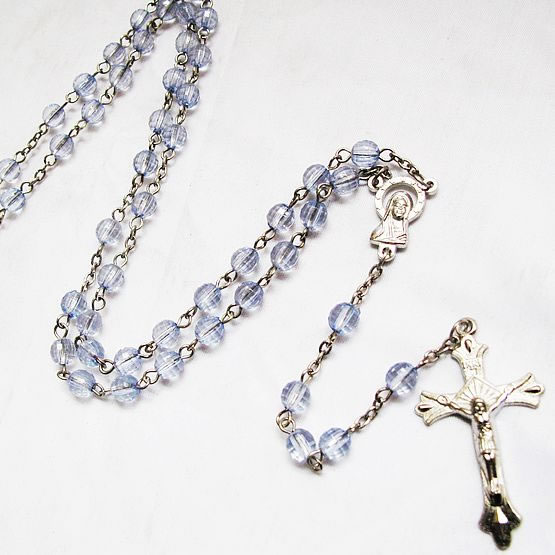 galss beads rosary necklace,galss beads rosary