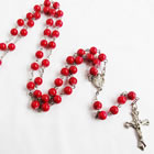 galss beads rosary necklace