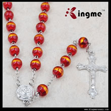 Glass beads rosary