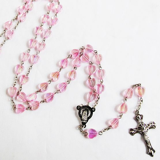 plastic beads rosary necklace,plastic beads rosary