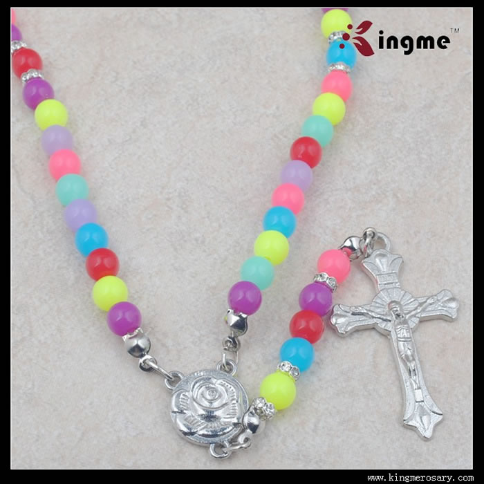 ,plastic beads rosary