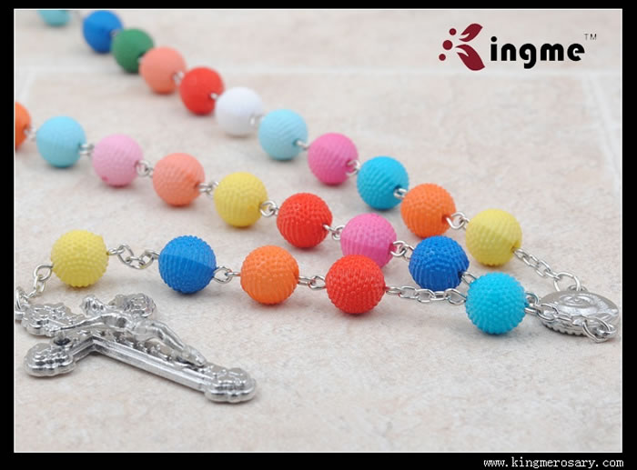 ,plastic beads rosary