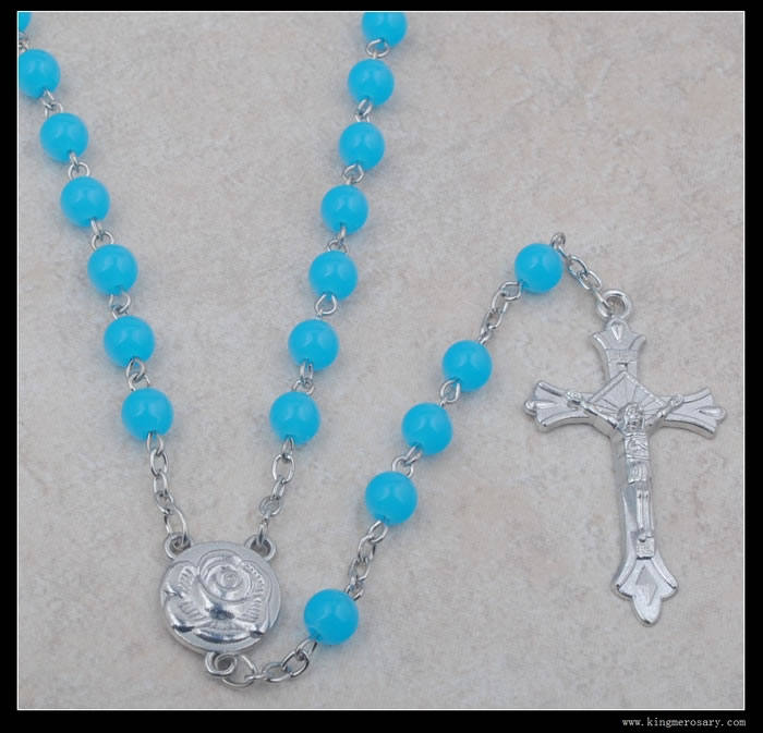 ,plastic beads rosary