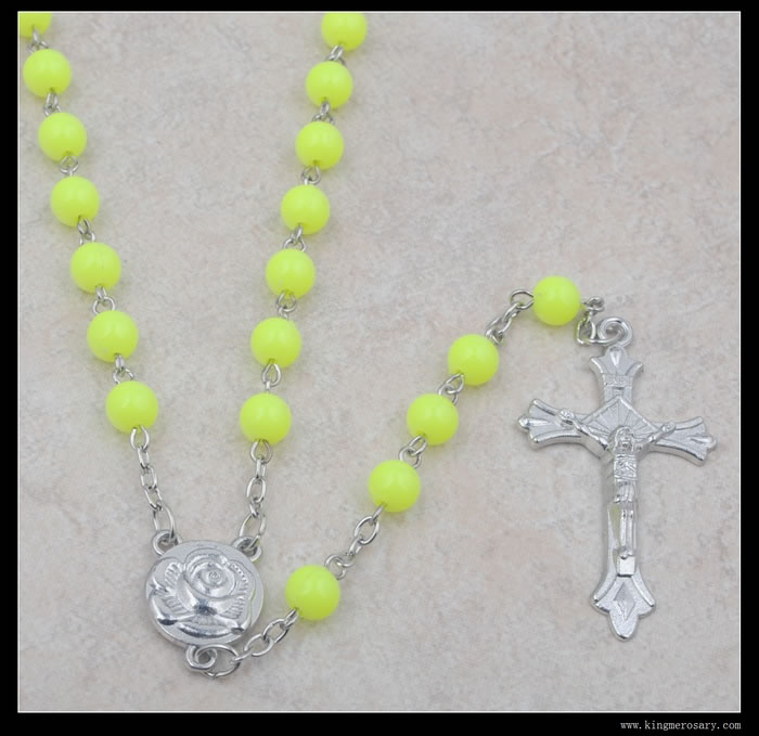 ,plastic beads rosary