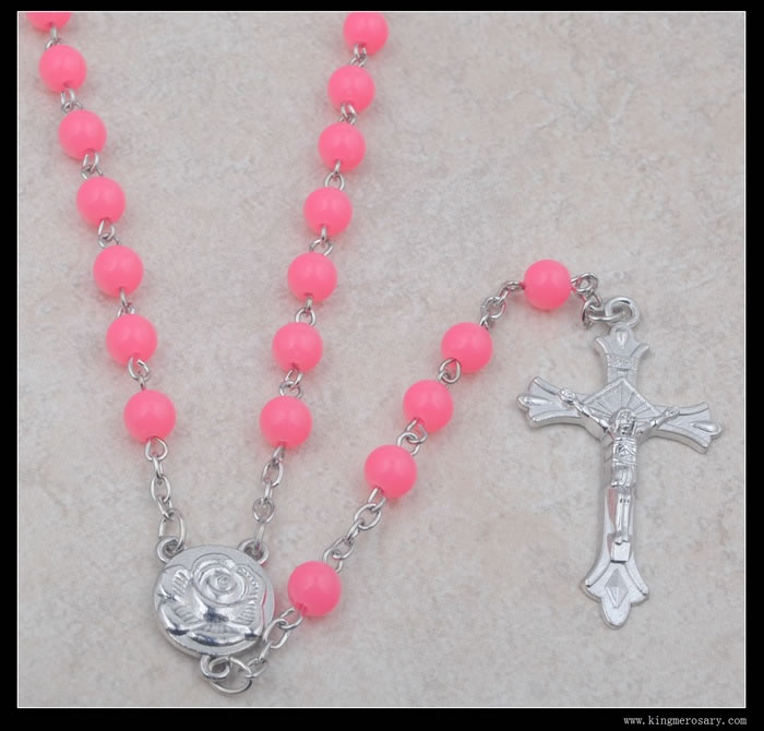 ,plastic beads rosary