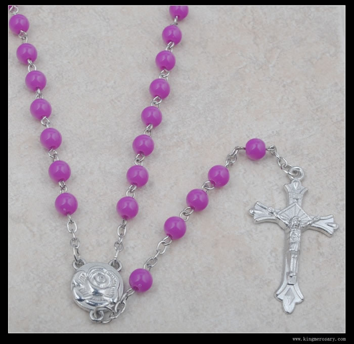 ,plastic beads rosary