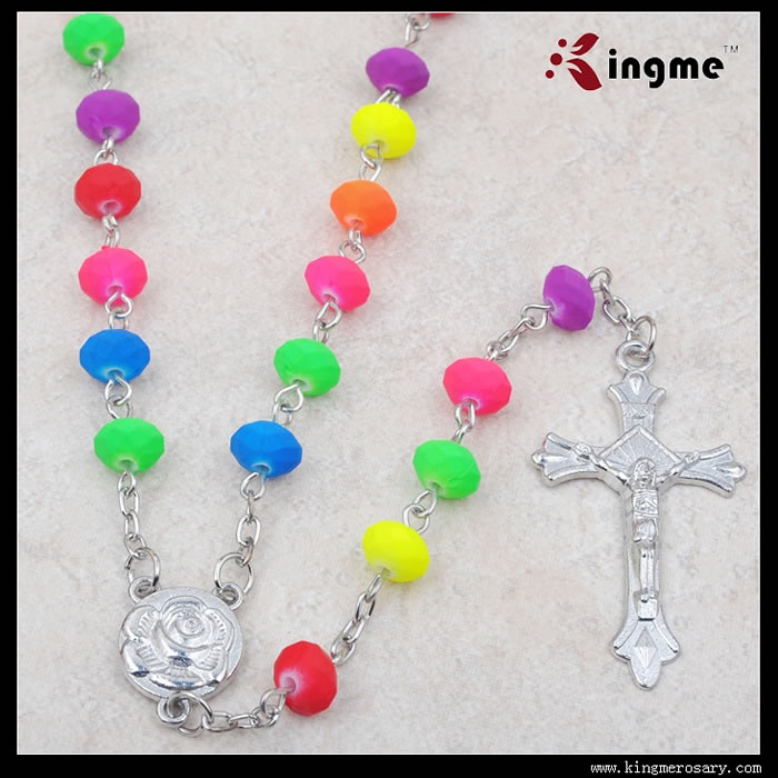 ,plastic beads rosary