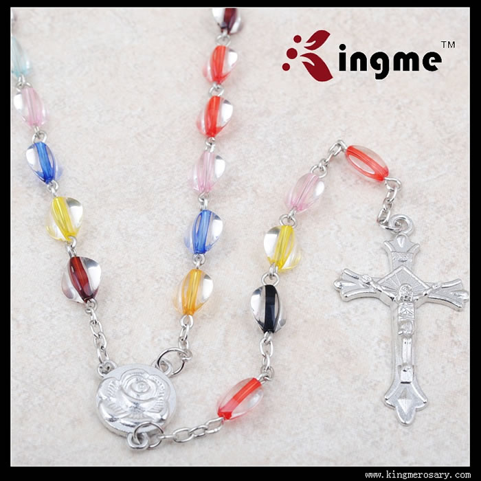 ,plastic beads rosary