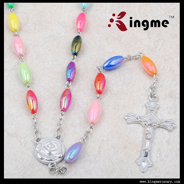 Plastic beads rosary,plastic beads rosary