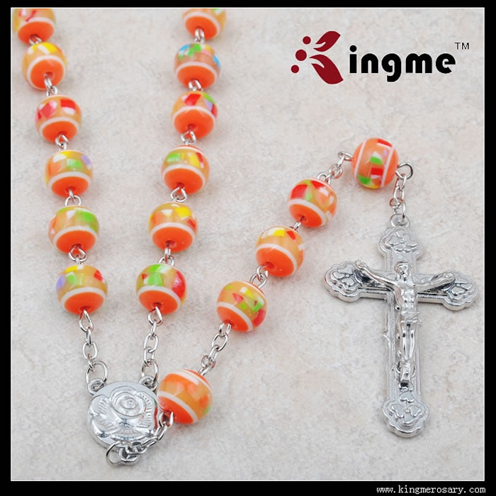 ,plastic beads rosary