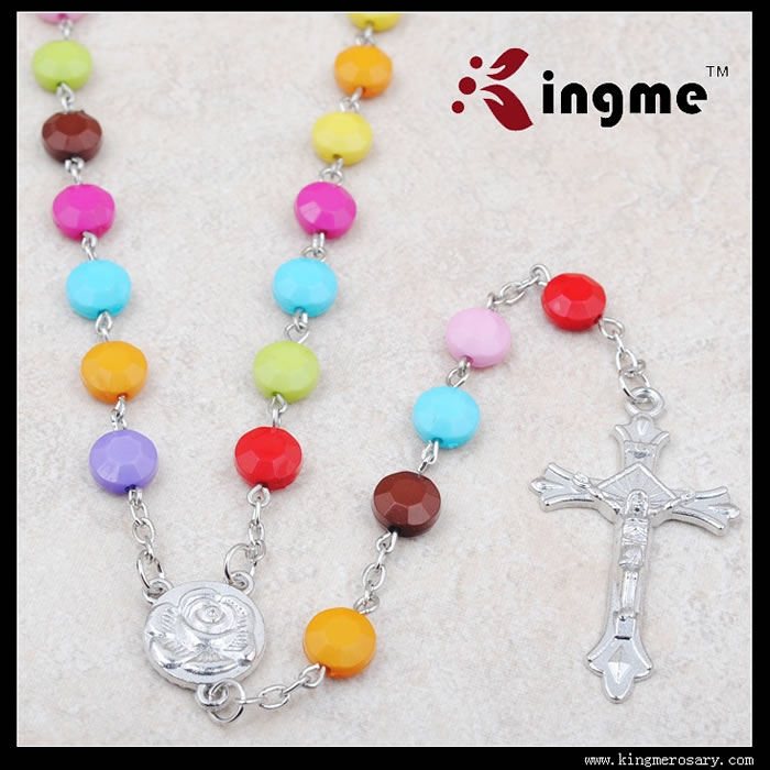 ,plastic beads rosary