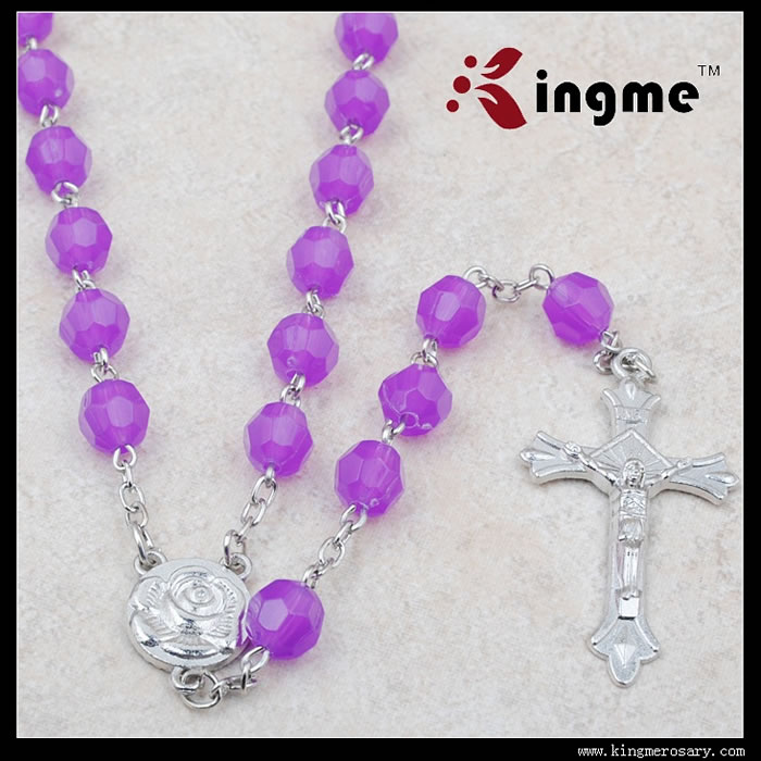 ,plastic beads rosary