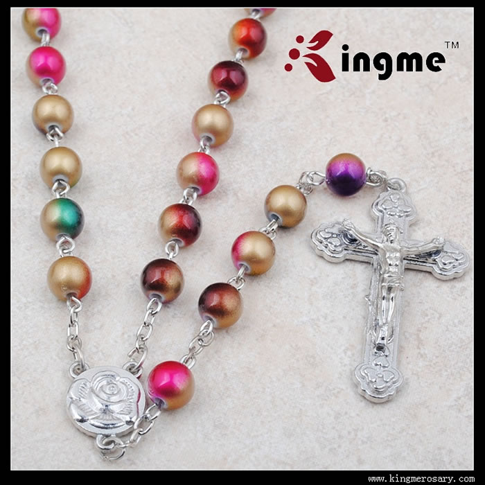 ,plastic beads rosary