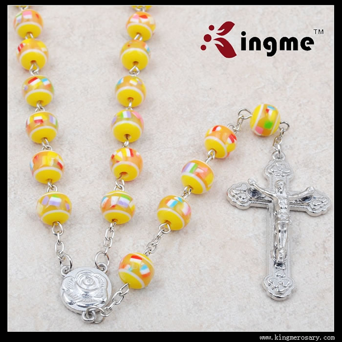 ,plastic beads rosary