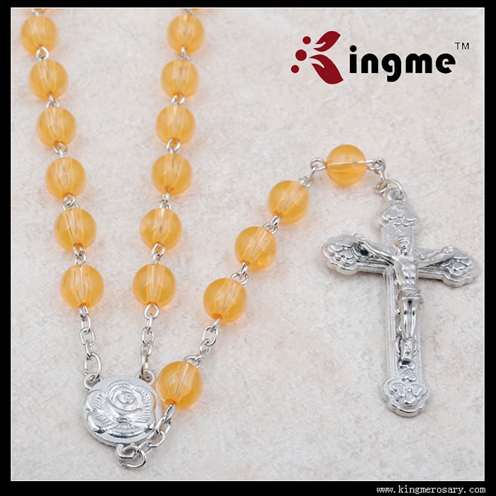 ,plastic beads rosary