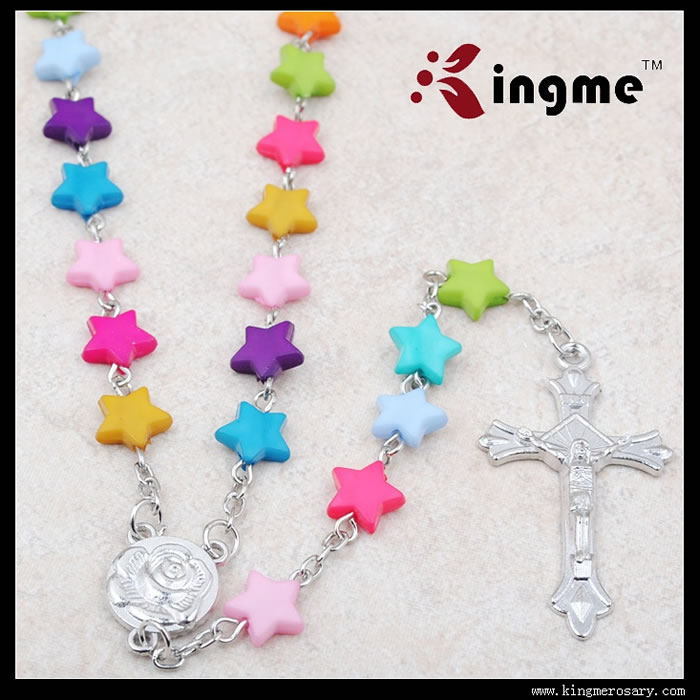 ,plastic beads rosary