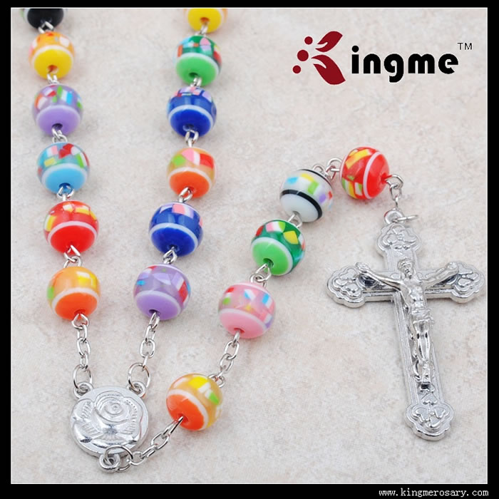 Plastic beads rosary,plastic beads rosary