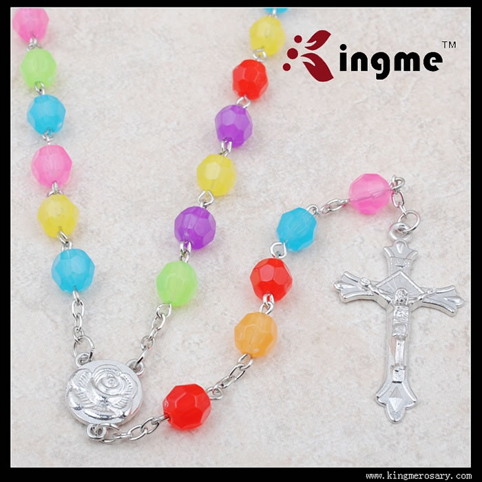 ,plastic beads rosary