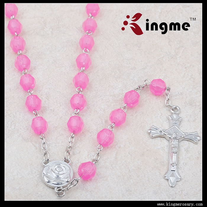 Plastic beads rosary,plastic beads rosary