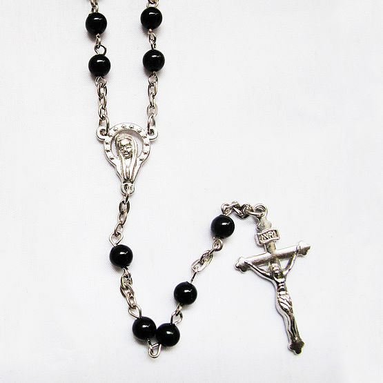 pearl beads rosary necklace,pearl beads rosary