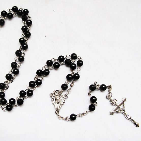 pearl beads rosary necklace,pearl beads rosary