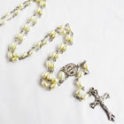 pearl beads rosary necklace