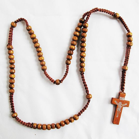 wooden rosary necklace,wooden rosary necklace