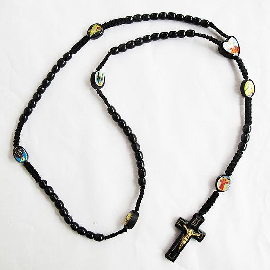 wooden rosary necklace,wooden rosary necklace