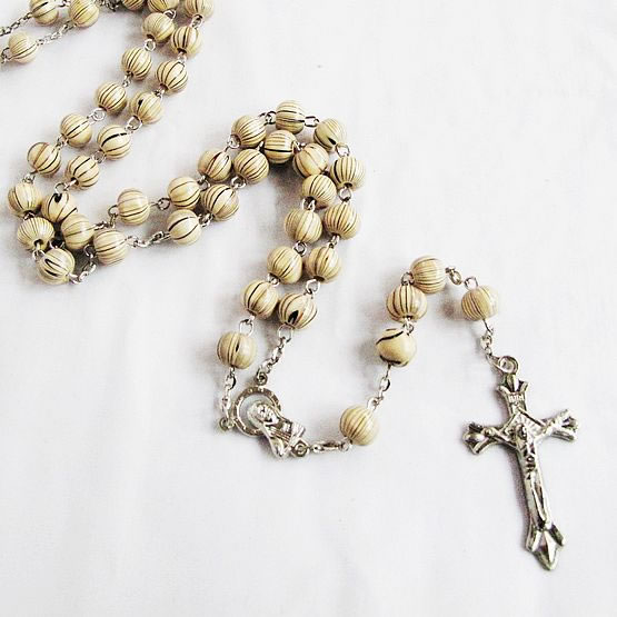 wooden rosary necklace,wooden rosary necklace