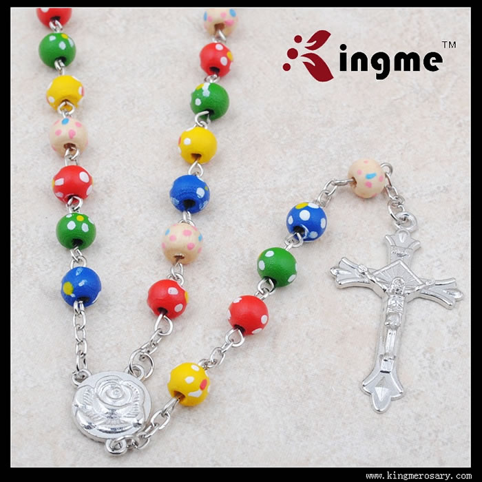 Wooden beads rosary,wooden rosary necklace