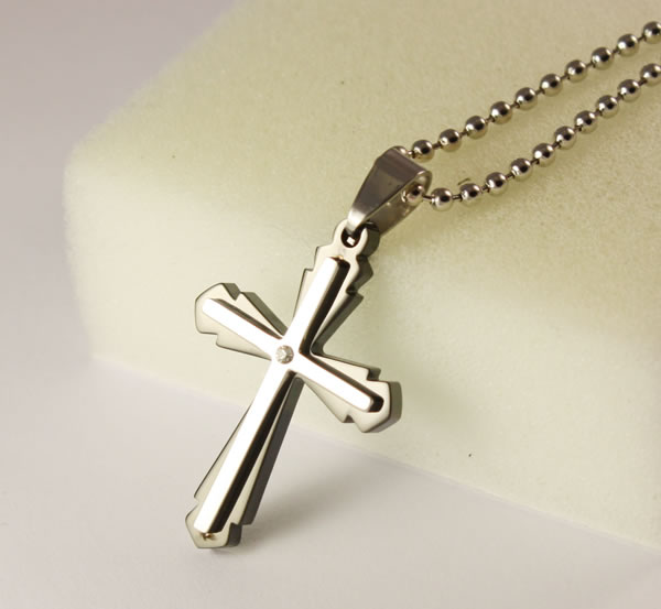 fashion Stainless steel cross,Moda De Acero Inoxidable De La Cruz