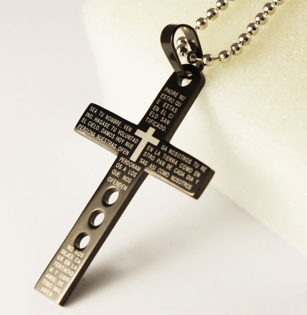 fashion Stainless steel cross,Moda De Acero Inoxidable De La Cruz