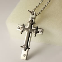 fashion Stainless steel cross