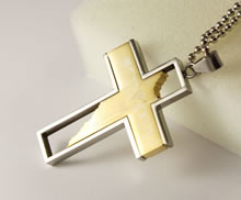 fashion Stainless steel cross