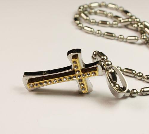 fashion Stainless steel cross,Moda De Acero Inoxidable De La Cruz