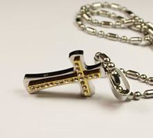 fashion Stainless steel cross