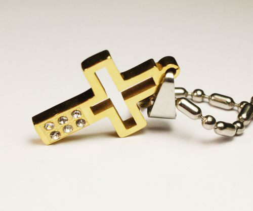 fashion Stainless steel cross,Moda De Acero Inoxidable De La Cruz